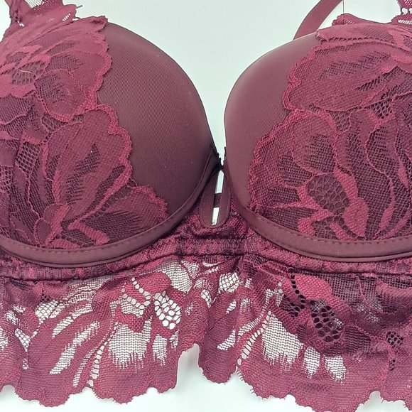 MARILIN MONROE 34B/SMALL PUSH UP BRA AND TANGA SET - Picture 2 of 15